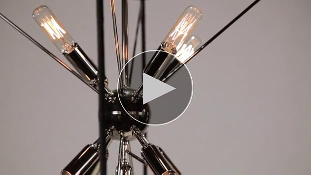 Hudson Valley Lighting 8912-AGB Glendale - Nine Light Pendant